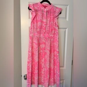 Holy Grail! Lilly Pulitzer Silk Midi, sz 14
